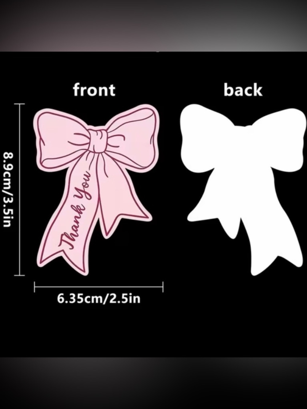 590pcs Shipping Bundle: 30 L Poly Mailers, 30 Cards, 30 Gift Bags & 500 Stickers - Picture 7 of 13